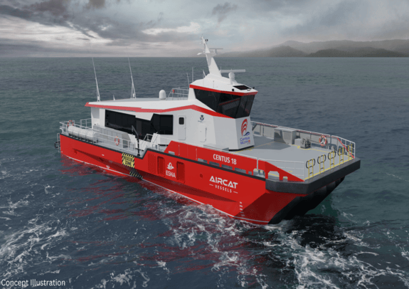 Centus Marine Selects AIRCAT Vessels and Strategic Marine for Next Generation Personnel Transfer Vessel