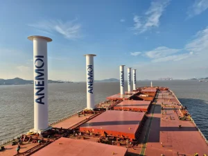 Anemoi completes installation of Rotor Sails onboard Vale VLOC in largest wind-propulsion project to date