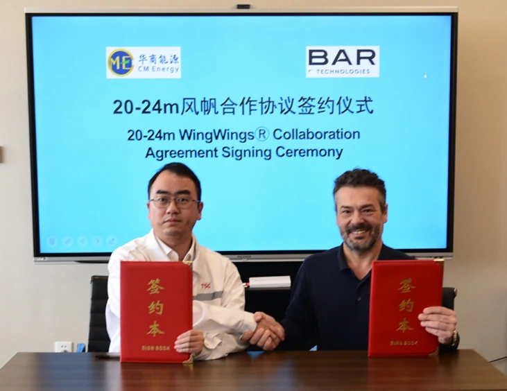 BAR Technologies Signs New Collaboration Agreement with CMET to Boost Availability of 20-24m WindWings®