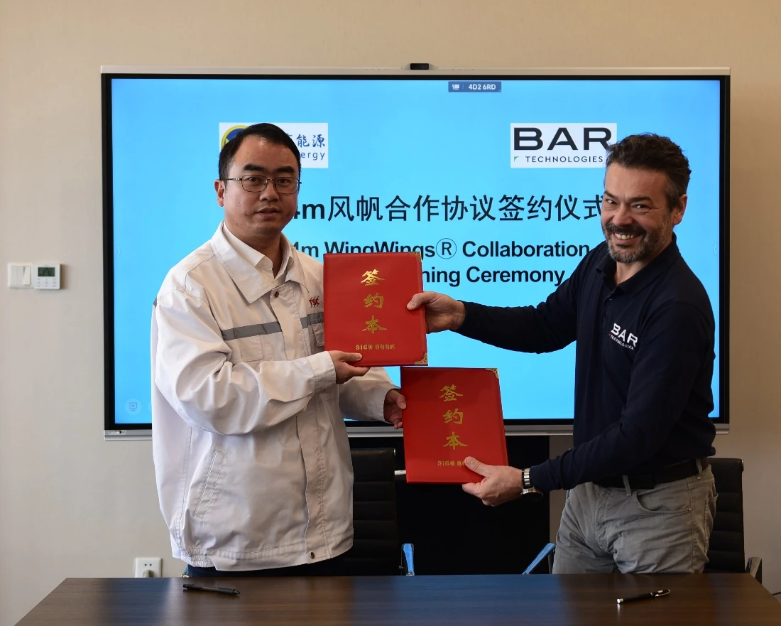 BAR Technologies Signs New Collaboration Agreement with CMET to Boost Availability of 20-24m WindWings®