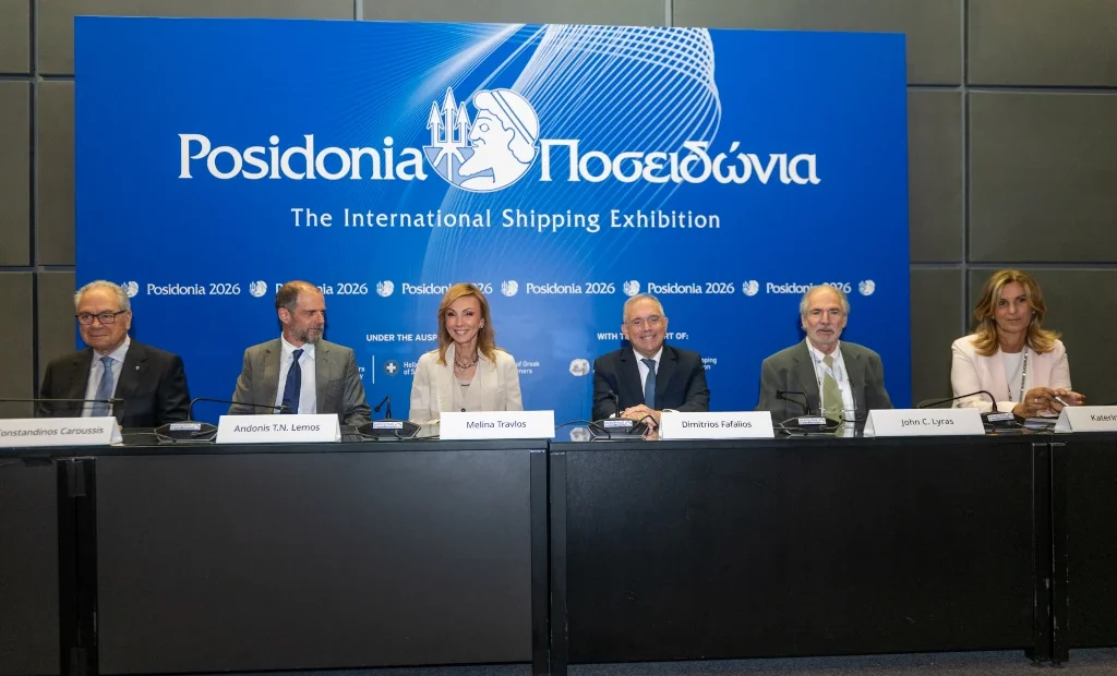 Greek Shipowners highlighted fleet renewal, decarbonisation, freedom of navigation, and education initiatives during the closing press conference at Posidonia 2026.