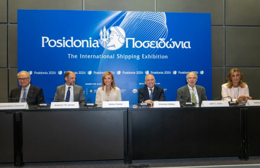 Greek Shipowners highlighted fleet renewal, decarbonisation, freedom of navigation, and education initiatives during the closing press conference at Posidonia 2026.
