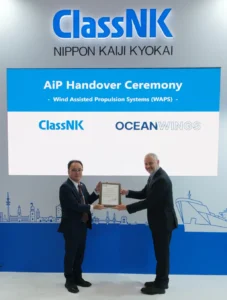 ClassNK Grants Approval in Principle to OceanWings’ RF and RT Wingsail Designs