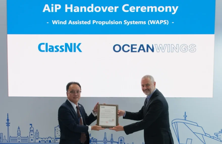 ClassNK Grants Approval in Principle to OceanWings’ RF and RT Wingsail Designs