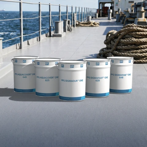 PPG introduces PPG ONE RANGE portfolio for onboard maintenance